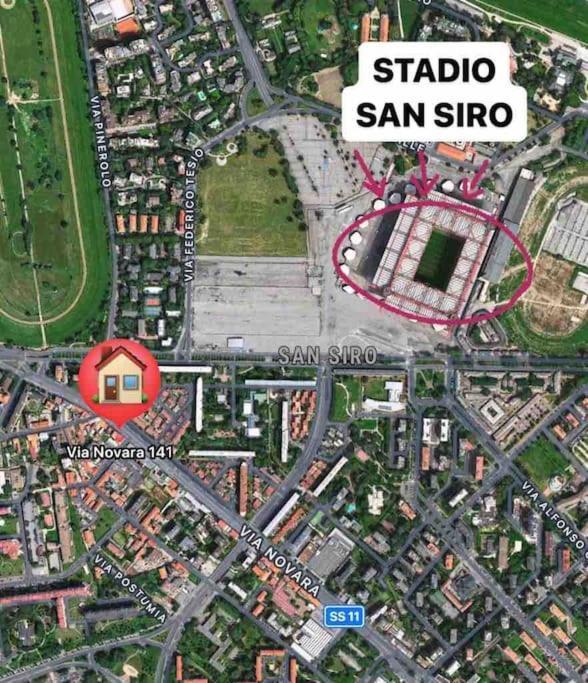 Appartamento A 500 Metri Da San Siro Milan Extérieur photo